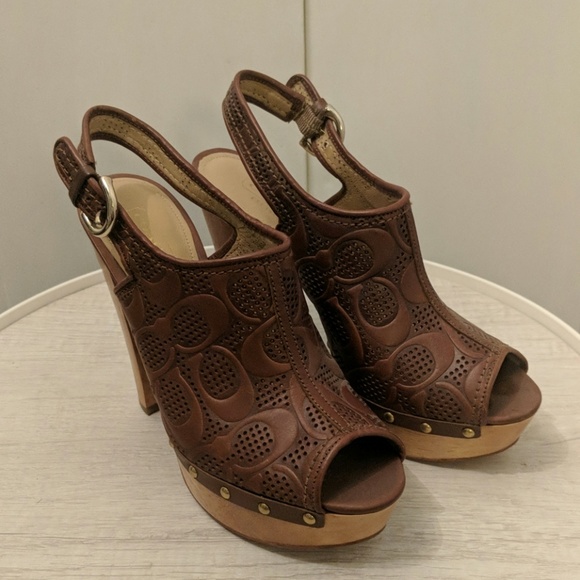 Coach Heels - Picture 1 of 4